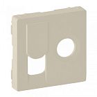 Лицевая панель розетки TV-RJ45, слоновая кость Legrand Valena Life 754831