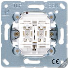539VU Выключатель жалюзийный кнопочный с блокировкой Jung