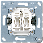 505U5 Выключатель 2-клавишный с подсветкой Jung