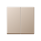 EP495CH EcoProfi Jung A 500 шампань Клавиша для двойного выключателя