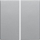 16236084 Клавиши, Q.1/Q.3, цвет: алюминиевый, с эффектом бархата Berker