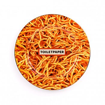 Тарелка Spaghetti Gold Border Seletti 16933 фото