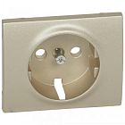 771420 Galea Life Лицевая панель для розетки 2к+З, титан Legrand