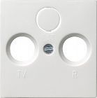 086903 Накладка антенной розетки белый глянец Gira