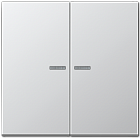 AL2995KO5 LS 990 Алюминий Клавиша 2-я с/п Jung LS серия