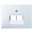 14097009 Центральная панель для UAE/E-DAT Design/Telekom розетка ISDN цвет: полярная белизна, с блеском K.1 Berker