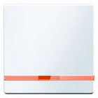 16216089 Клавиша выключателя с линзой цвет: полярная белизна, с эффектом бархата, Q.1 Berker