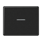 SL590KO5SW SL 500 Выключатель одинарный с подсветкой Черный Jung