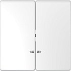 MTN3420-6035 D-life клавиша 2-ная с линзой для led модуля, бел. лотос Merten