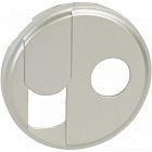 068539 Celiane Лицевая панель розетки RJ+TV, титан Legrand