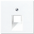 A569-1PLUAWW А 500 Белый Накладка 1-ой наклонной ТЛФ/комп розетки Jung A серия