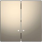 MTN3420-6050 D-life клавиша 2-ная с линзой для led модуля, никель Merten