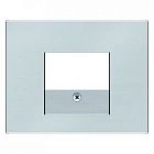 10357004 Центральная панель для розетки TAE цвет: нержавеющая сталь K.5 Berker