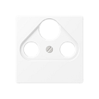A561BFPLSATWWM А 500 Белая матовая Накладка TV-SAT-FM розетки Jung A серия