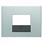 10357003 Центральная панель для розетки TAE, K.5, цвет: алюминий Berker