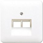 CD569-2UAWW CD 500/CD plus Белый Накладка 2-ой наклонной ТЛФ/комп розетки Jung