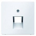 14076089 Центральная панель для розетки UAE цвет: полярная белизна, с эффектом бархата, Q.1 Berker