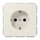 CD1520KI Розетка силовая С З/Ш Jung 6A 250V~ с защитой от детей  Бежевый CD 500
