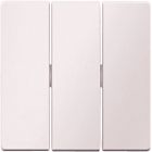 16656082 Клавиши для трехклавишного выключателя, Q.х, цвет: белый, с эффектом бархата Berker