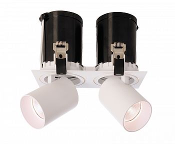 Встраиваемый светильник Rigel Mini квадратный двойной Deko-Light 565314 фото