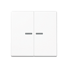 A595BFKO5WW А 500 Белая Клавиша 2-я с подсветкой Jung A серия