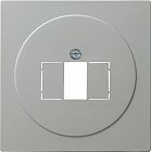 027642 Накладка телефонной розетки TAE+Стерео+USB Серый Gira S-color