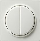 029540 Клавиша двойная Белый Gira S-color