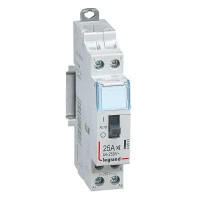 412501 CX3 Контактор быт.б/ш.230V 2Н0 25А Legrand | Купить в интернет-магазине Лампадия