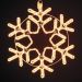 Фигура Снежинка цвет ТЕПЛЫЙ БЕЛЫЙ, размер 55*55 см NEON-NIGHT NEON-NIGHT 501-324 фото