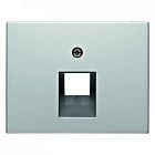 14077003 Центральная панель для розетки UAE цвет: алюминий K.5 Berker