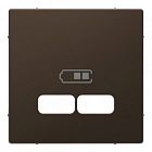 MTN4367-6052 Накладка на розетку USB D-LIFE мокко Merten