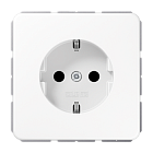 CD1520BFKIWW Розетка силовая С З/Ш Jung 6A 250V~ с защитой от детей  Белая CD 500