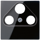 A561PLSATSW А 500 Черный Накладка TV-SAT-FM розетки Jung A серия