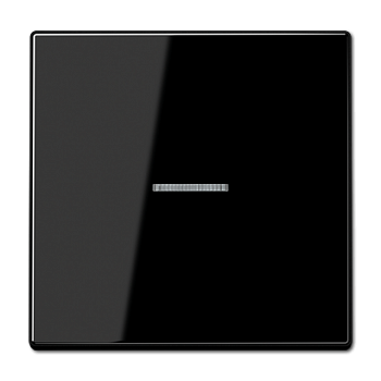 LS1561.07USW LS 990 Черный Накладка светорегулятора/выключателя нажимного с индикацией Jung LS серия фото