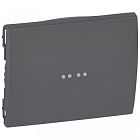 771234 Galea Life Лицевая панель для выключателя одноклавишного с подсветкой, темная бронза Legrand