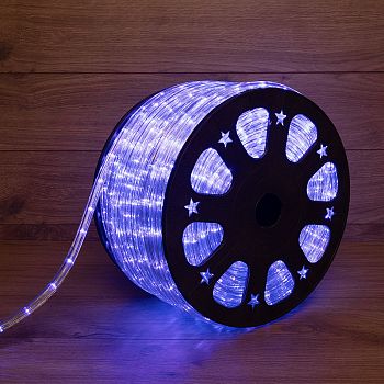 Дюралайт LED, свечение с динамикой (3W) - синий, 24 LED/м, бухта 100м NEON-NIGHT 121-323-4 фото