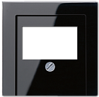 A569PLTSW А 500 Черный Крышка для TAE-розетки, моно-/стерео аудио розетки Jung A серия