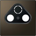 MTN4123-6052 D-life центральная накладка tv розетки, 2/3 отверстий, мокко Merten
