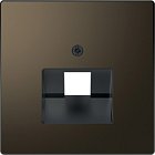 MTN4521-6052 D-life центральная накладка для розетки 1-ной RJ45, мокко Merten