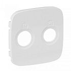 754825 Valena ALLURE. Лицевая панель для розеток TV-SAT. Белая Legrand