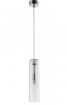 Светильник подвесной Crystal Lux BELEZA SP1 F CHROME фото