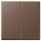 A595MO Двойная клавиша на выключатель, Mokka Jung A серия